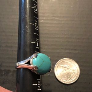 Sterling silver turquoise ring